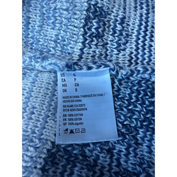 American Eagle Fringe Cardigan Sweater Boho Tribal Open Front Aztec Blanket Sz S - Picture 7 of 11